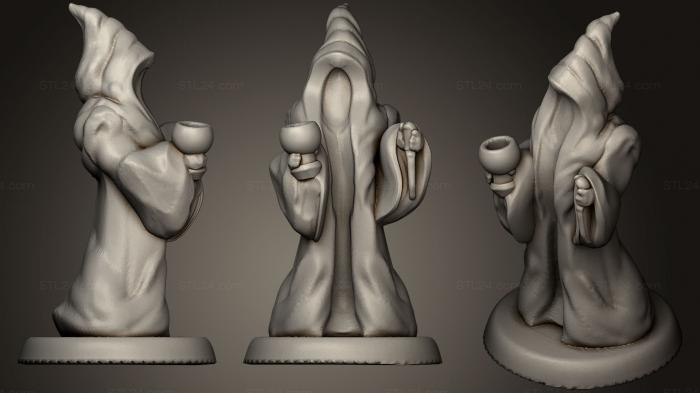Статуэтки и статуи разные (Носитель чаши, STKR_0502) 3D модель для ЧПУ станка